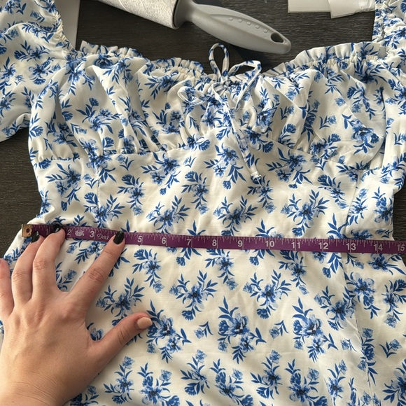 Blue & White Princess Cottage core dress - Picture 10 of 10